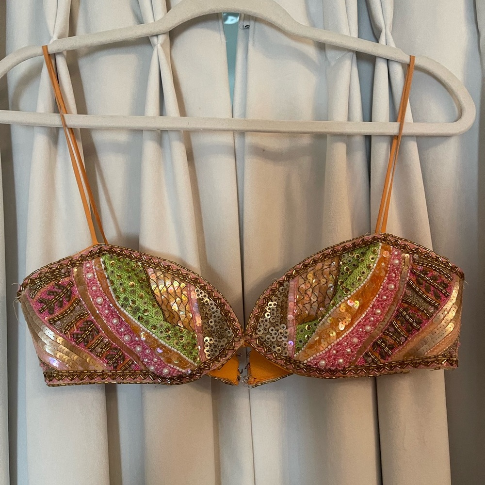 MaxMara Multicolor Sequin Bra